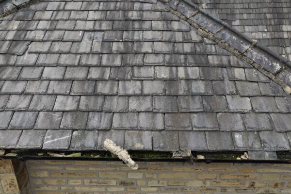 St Mary’s Church Halifax – roof junction Roof junction and abutment details recorded for repair planning at St Mary’s Church, Halifax.