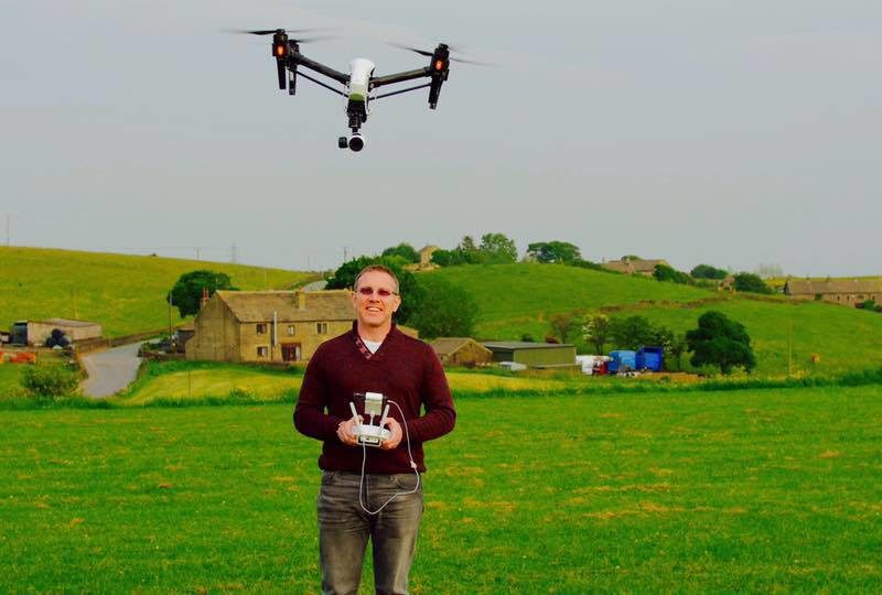 Gary Using the Drone