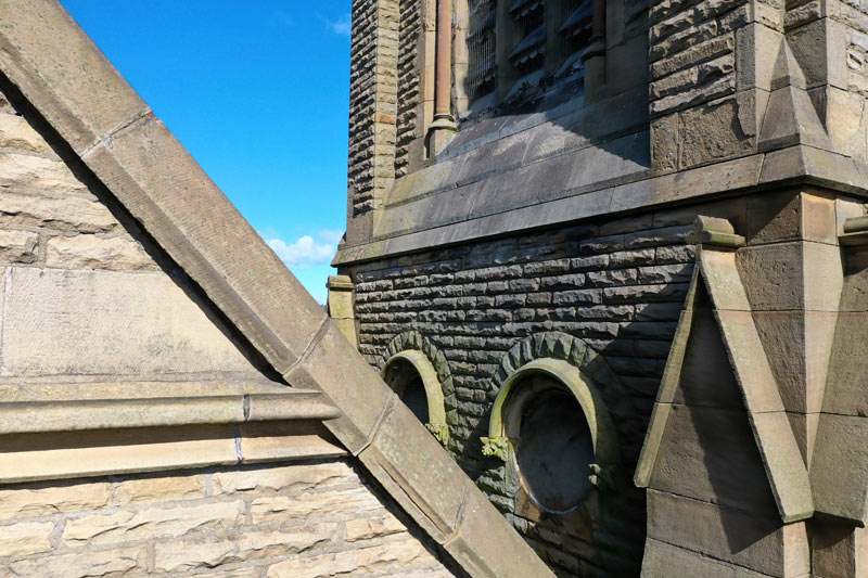 Church roof survey by Rotorgraph Surveys